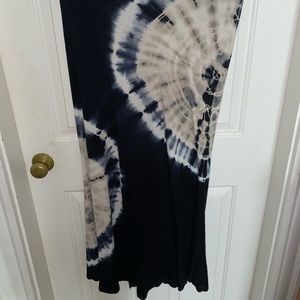Tye dye maxi skirt